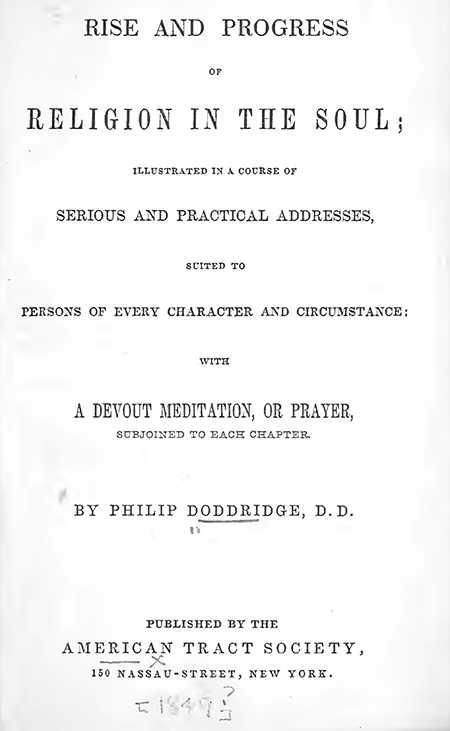 Rise and Progress - Religion in the Soul